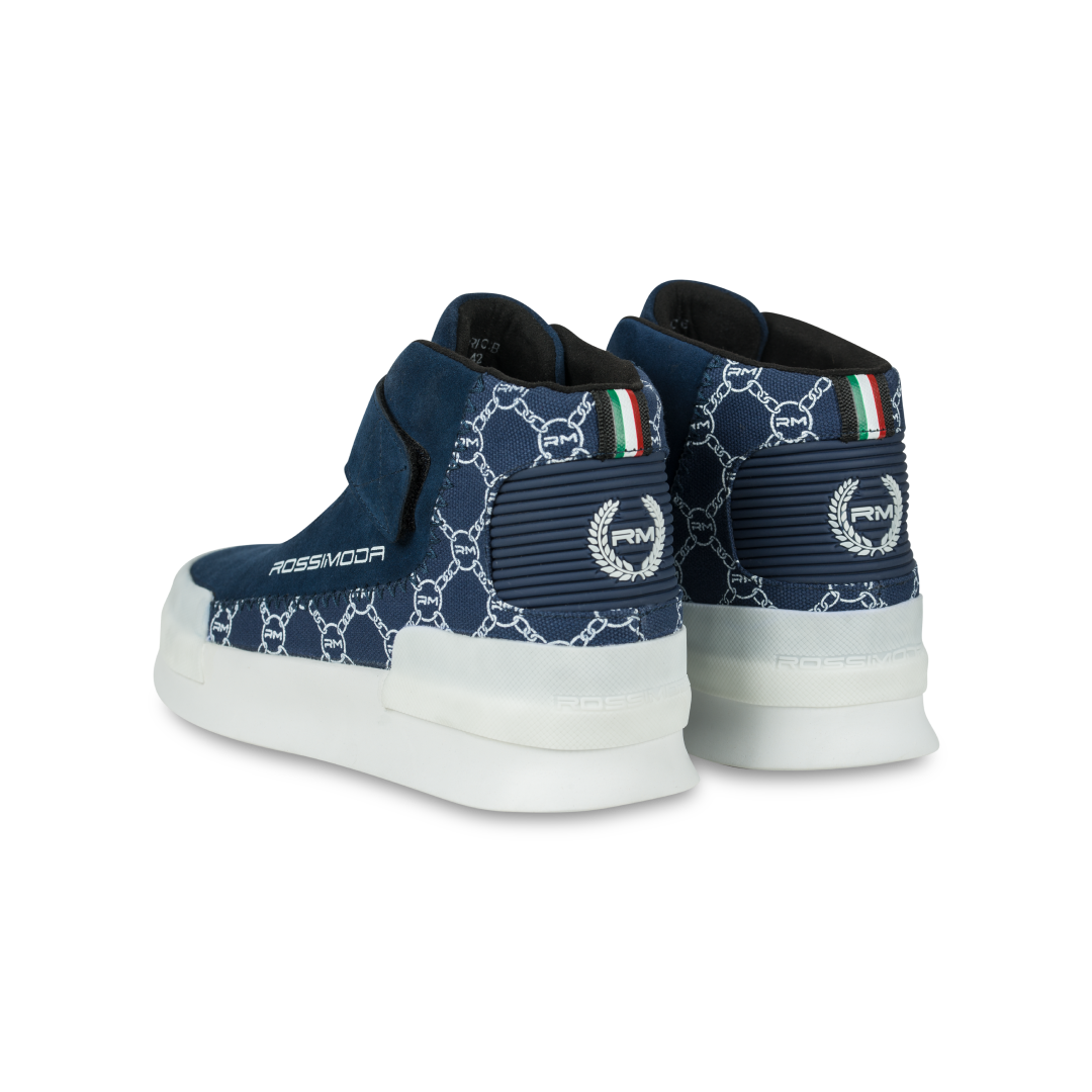 LORENZO BLUE PICCO SNEAKER - Rossimoda Official