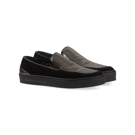 MATEO CUPSOLE - BLACK SUEDE