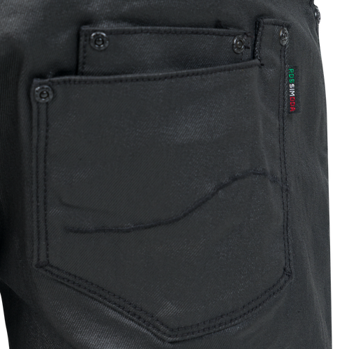 WAX DENIM SHORTS - Rossimoda Official
