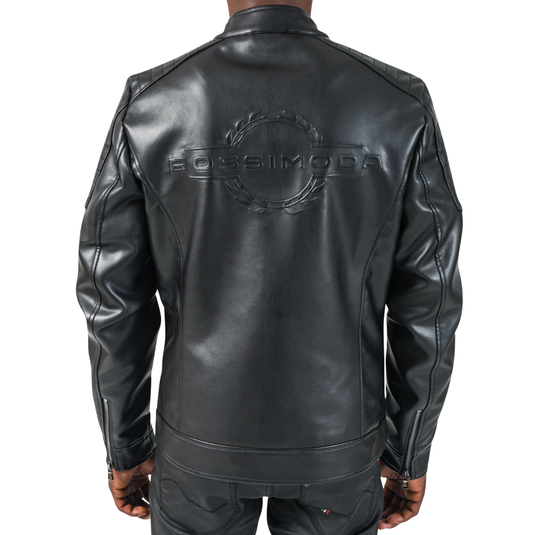 DONATELLO LEATHER JACKET - Rossimoda Official