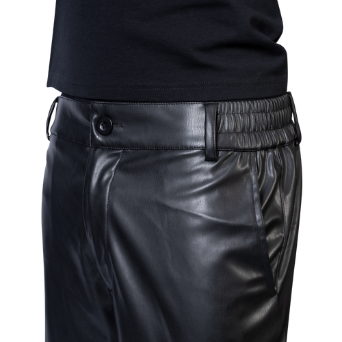 CALEB LEATHER CARGO PANTS - Rossimoda Official