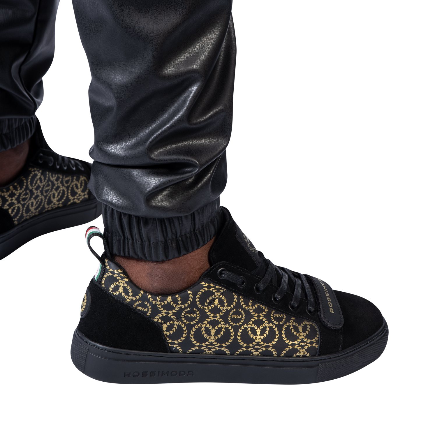 CALEB LEATHER CARGO PANTS - Rossimoda Official