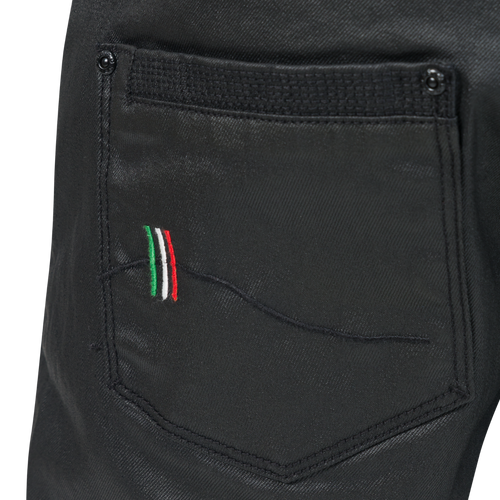 WAX DENIM SHORTS - Rossimoda Official
